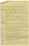 Moe Howard's 10pp. Handwritten Skit, With Shemp, Signed Multiple Times, Plus Writing on Verso of 2 Pages -- Stooges Pose as Drs. Kildare, Kinsey & Malone -- On 8'' x 12.5'' Ruled Paper -- Very Good